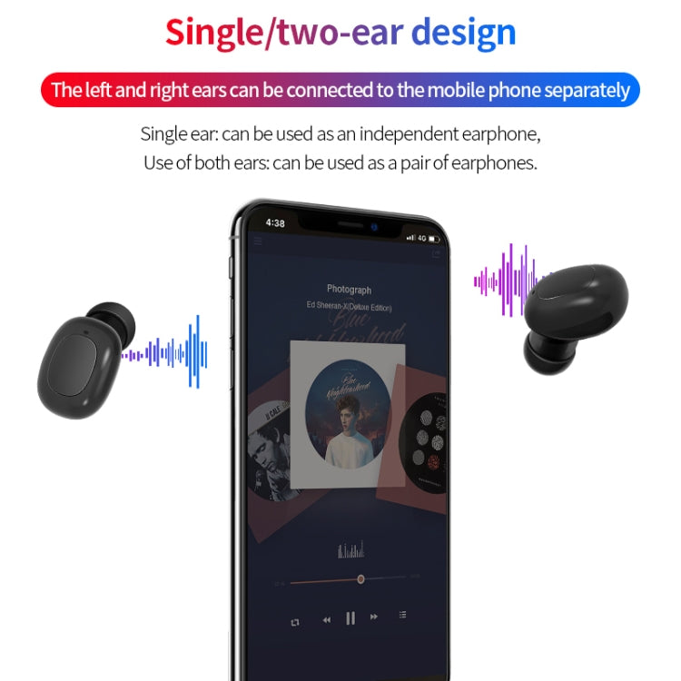 A10 TWS Space Capsule Shape Wireless Bluetooth Earphone with Magnetic Charging Box & Lanyard, Support HD Call & Automatic Pairing Bluetooth(White) - TWS Earphone by PMC TechLife | Online Shopping South Africa | PMC TechLife