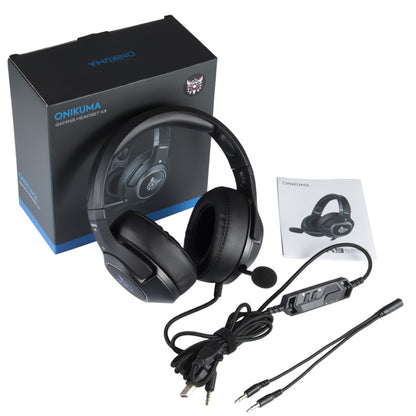 ONIKUMA K9 Single Plug RGB Adjustable Gaming Headphone with Microphone(Black) - Multimedia Headset by ONIKUMA | Online Shopping South Africa | PMC Jewellery