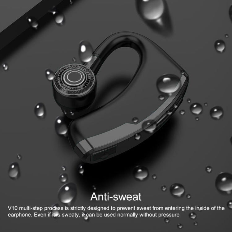 V10 Wireless Bluetooth V5.0 Sport Headphone without Charging Box, CSR Chip, Support Voice Reception&10 Minutes Fast Charging(Black) - Bluetooth Earphone by PMC TechLife | Online Shopping South Africa | PMC TechLife