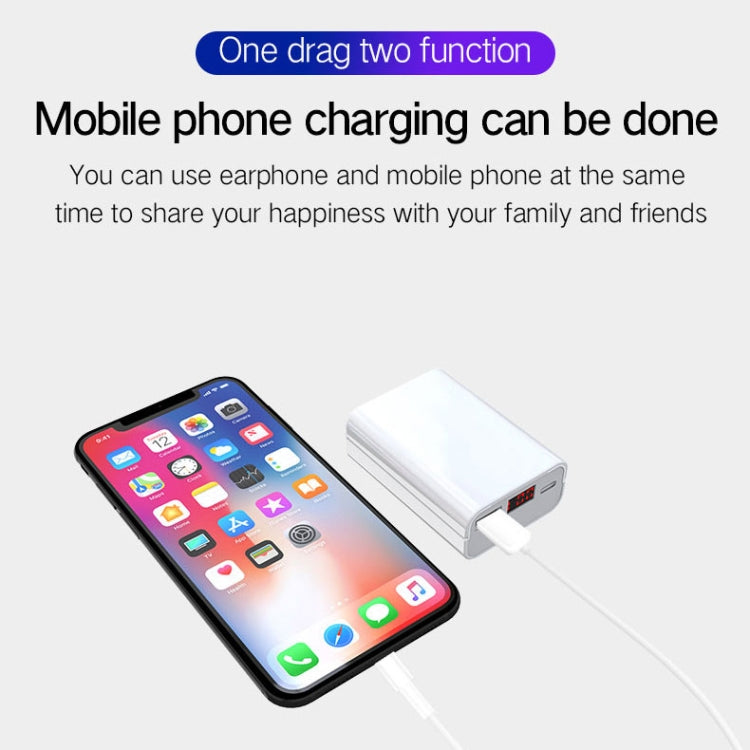 G9 Bluetooth 5.0 HIFI 3D Stereo Wireless Earphone (White) - Bluetooth Earphone by PMC TechLife | Online Shopping South Africa | PMC TechLife