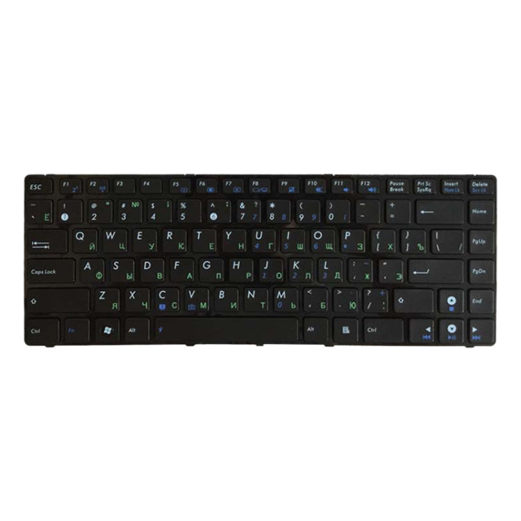 RU Keyboard for Asus K42J X43 X43B A43S A42 K42 A42J X42J K43S UL30 N42 N43 B43 U41 K43S U35J UL80(Black) - Replacement Keyboards by PMC Jewellery | Online Shopping South Africa | PMC Jewellery