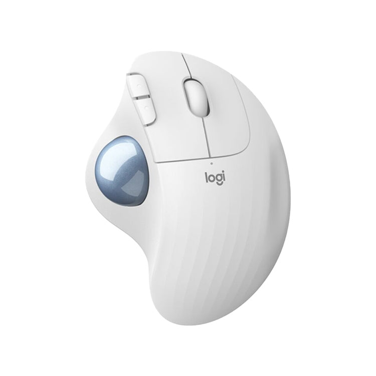 Logitech ERGO M575 Creative Wireless Trackball Mouse (White) - Wireless Mice by Logitech | Online Shopping South Africa | PMC Jewellery | Buy Now Pay Later Mobicred