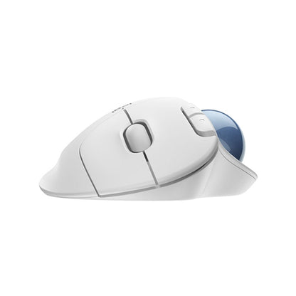 Logitech ERGO M575 Creative Wireless Trackball Mouse (White) - Wireless Mice by Logitech | Online Shopping South Africa | PMC Jewellery | Buy Now Pay Later Mobicred