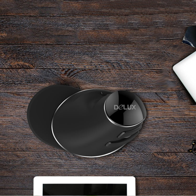 DELUX M618 Plus 2.4G 1600DPI Wireless Portable Vertical Ergonomic Mouse - free shipping - PMC TechLife - Order now!