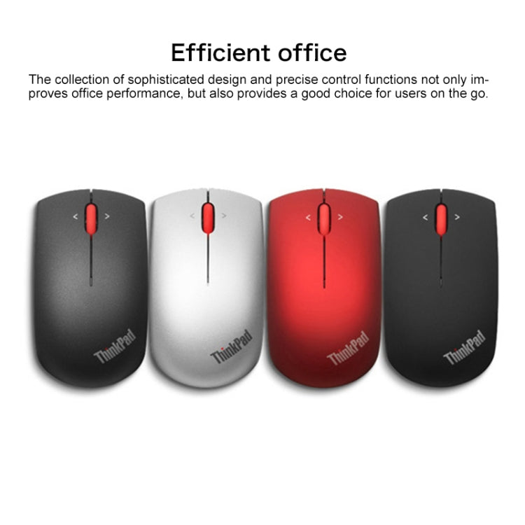 Lenovo ThinkPad Office Blue-ray Wireless Frosted Mouse (Black) - Wireless Mice by Lenovo | Online Shopping South Africa | PMC Jewellery | Buy Now Pay Later Mobicred