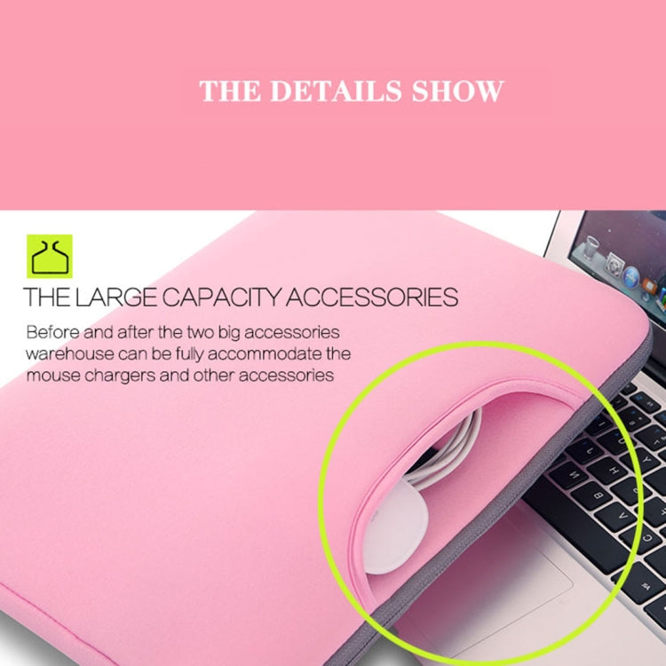 15.6 inch Portable Air Permeable Handheld Sleeve Bag for Laptops, Size: 41.5x30.0x3.5cm(Magenta) - 15 inch by PMC TechLife | Online Shopping South Africa | PMC TechLife