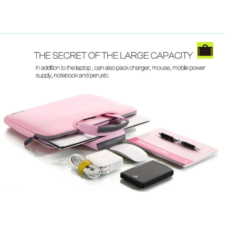 15.6 inch Portable Air Permeable Handheld Sleeve Bag for Laptops, Size: 41.5x30.0x3.5cm(Magenta) - 15 inch by PMC TechLife | Online Shopping South Africa | PMC TechLife