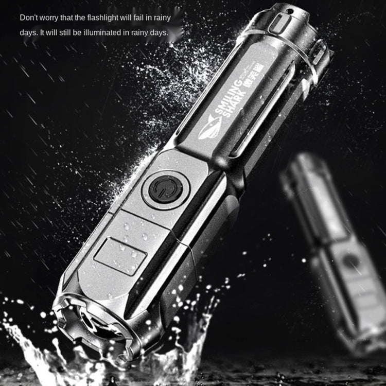 SMILING SHARK 622A Telescopic Focusing Three-gear Bright LED Flashlight - LED Flashlight by PMC TechLife | Online Shopping South Africa | PMC TechLife