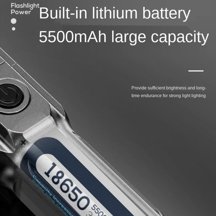 SMILING SHARK 622A Telescopic Focusing Three-gear Bright LED Flashlight - LED Flashlight by PMC TechLife | Online Shopping South Africa | PMC TechLife