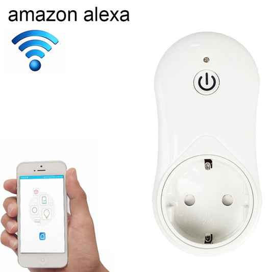 16A 2.4GHz Alexa WiFi Control Smart Timer Home Power Socket with Echo & Google Home, AC 100-240V, EU Plug - Smart Socket by PMC Jewellery | Online Shopping South Africa | PMC Jewellery