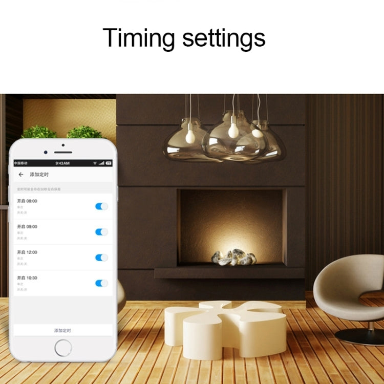 16A 2.4GHz Alexa WiFi Control Smart Timer Home Power Socket with Echo & Google Home, AC 100-240V, EU Plug - Smart Socket by PMC Jewellery | Online Shopping South Africa | PMC Jewellery