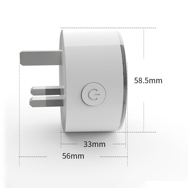 10A RGB Scene Light WiFi Remote Control Smart Socket Works with Alexa & Google Home, AC 220-240V, UK Plug - free shipping - PMC TechLife - Order now!