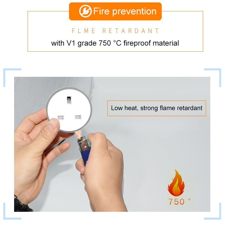 10A RGB Scene Light WiFi Remote Control Smart Socket Works with Alexa & Google Home, AC 220-240V, UK Plug - free shipping - PMC TechLife - Order now!