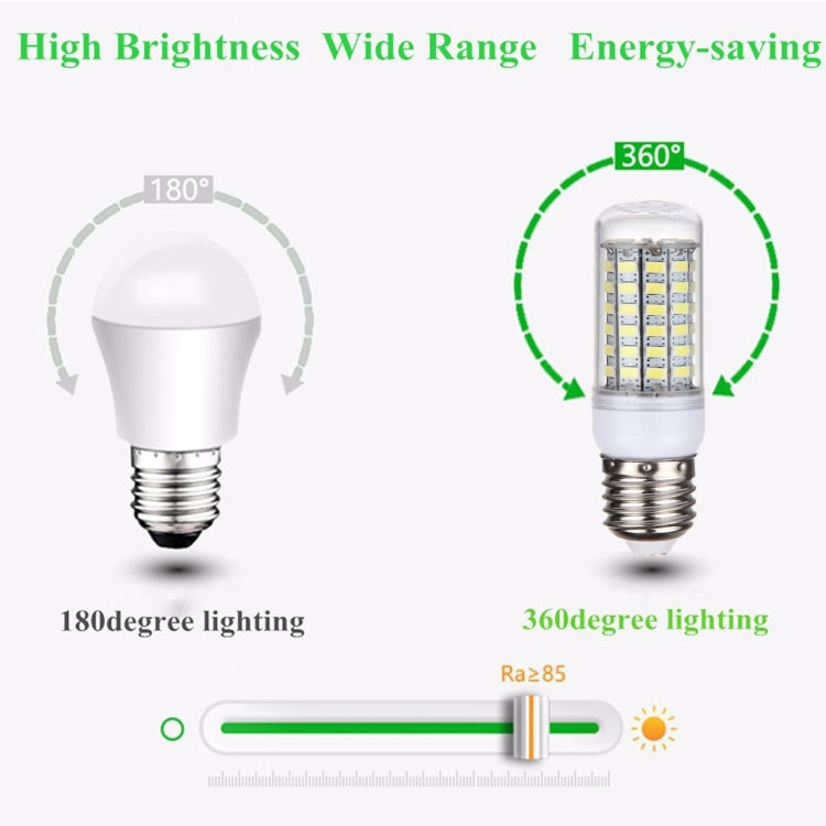 E27 5.5W LED Corn Light, 69 LEDs SMD 5730 Bulb, AC 220V - SMD 5730 by PMC TechLife | Online Shopping South Africa | PMC TechLife