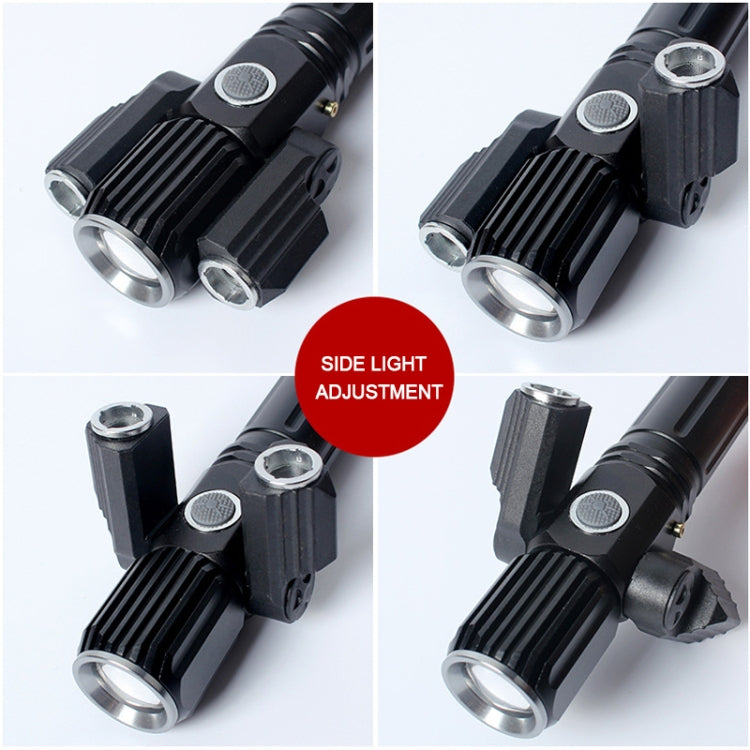 KS-738 USB Charging Waterproof T6+XPE Zoomable LED Flashlight with 4-Modes & 18650 lithium battery - LED Flashlight by PMC TechLife | Online Shopping South Africa | PMC TechLife