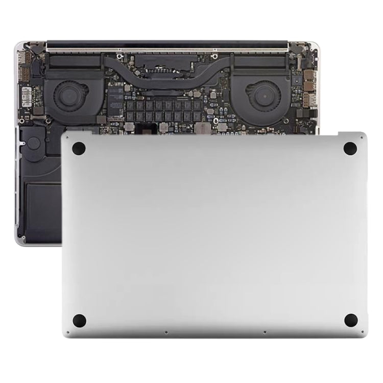 Bottom Cover Case for Macbook Pro Retina 15 inch A1990 2018 2019 EMC3215 EMC3359(Silver) - Bottom Cover by PMC TechLife | Online Shopping South Africa | PMC TechLife