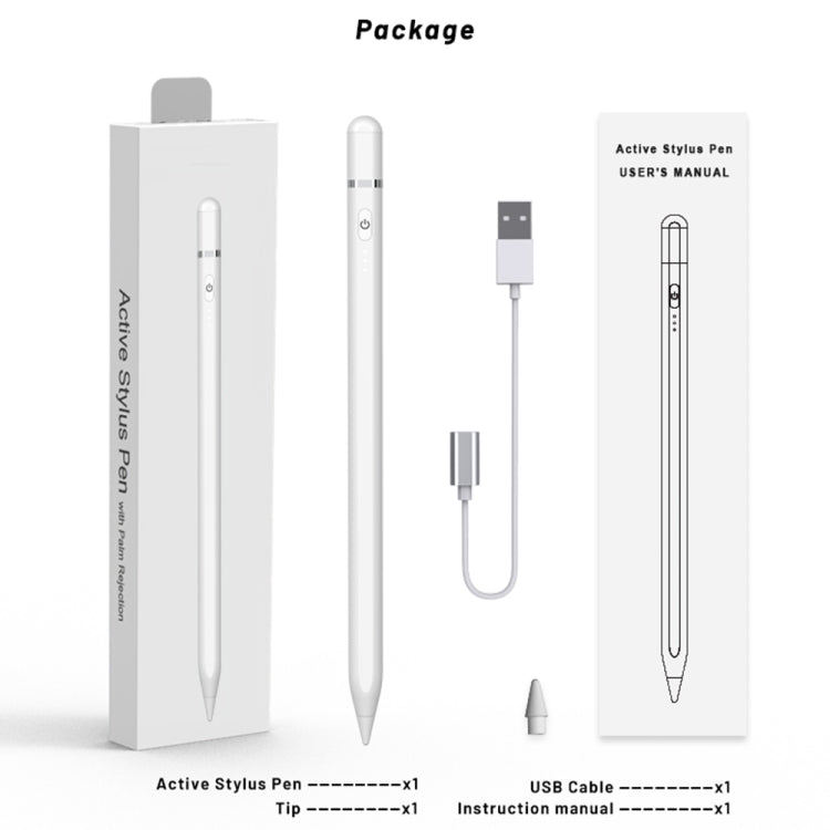 P7-LS Active Capacitive Stylus Pen with Palm Rejection for iPad After 2018 Version(Black) - Stylus Pen by PMC TechLife | Online Shopping South Africa | PMC TechLife