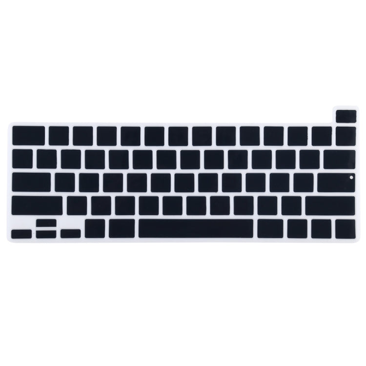 Dustproof Silicone Laptop Keyboard Protective Film for MacBook Pro 13.3 inch 2022 (Black) - Keyboard Protector by PMC TechLife | Online Shopping South Africa | PMC TechLife
