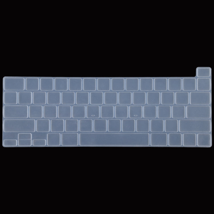 Dustproof Silicone Laptop Keyboard Protective Film for MacBook Pro 13.3 inch 2022 (White) - Keyboard Protector by PMC TechLife | Online Shopping South Africa | PMC TechLife