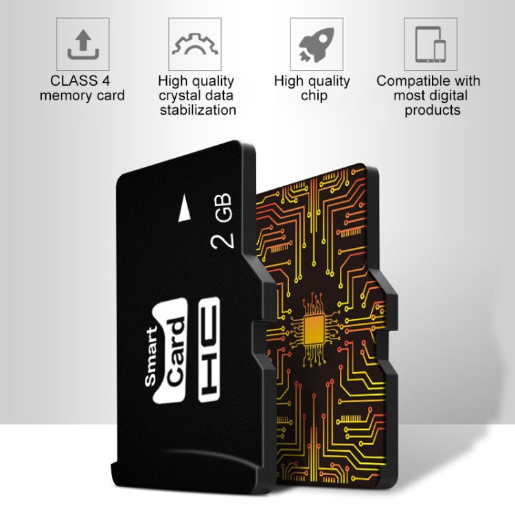 eekoo 2GB CLASS 4 TF(Micro SD) Memory Card - Micro SD Card by eekoo | Online Shopping South Africa | PMC TechLife | Buy Now Pay Later Mobicred