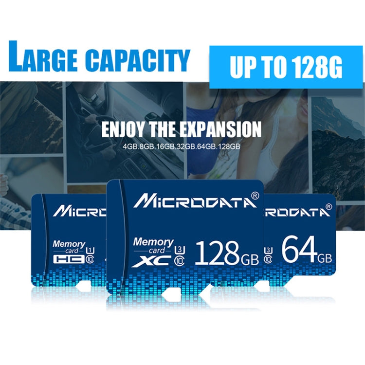 MICRODATA 64GB U3 Blue TF(Micro SD) Memory Card - free shipping - PMC TechLife - Order now!