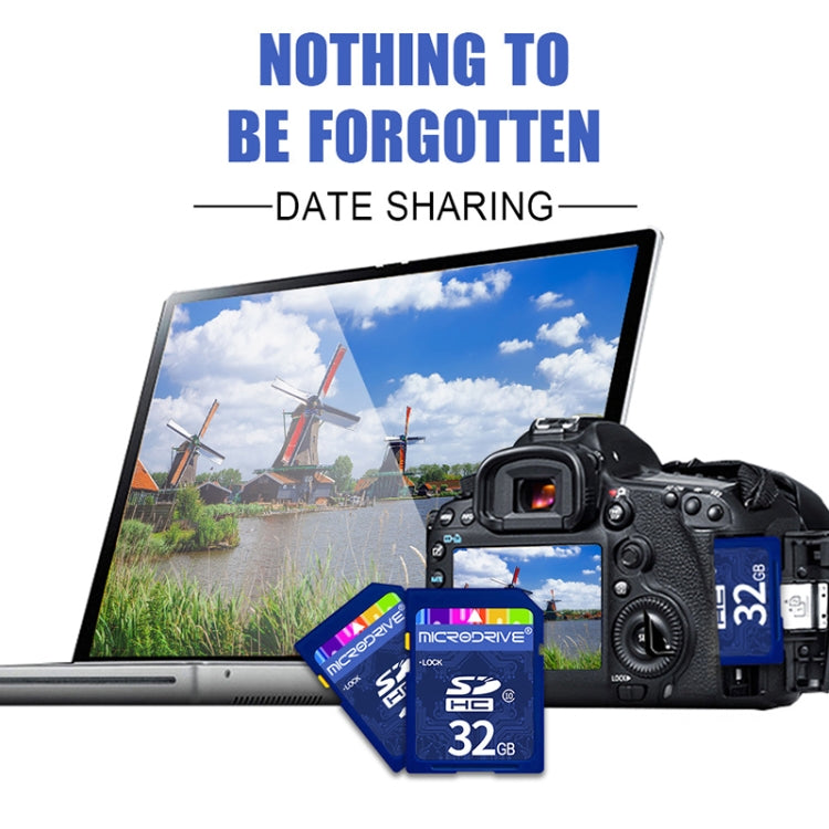 Microdrive 32GB High Speed Class 10 SD Memory Card for All Digital Devices with SD Card Slot - free shipping - PMC TechLife - Order now!