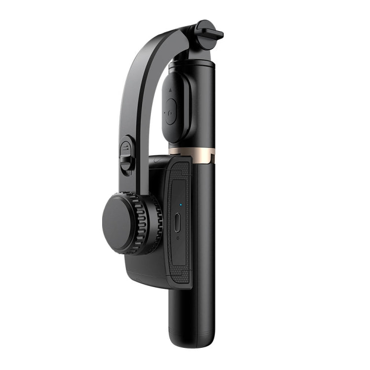 Q08 Gimbal Stabilizer Bluetooth Remote Control Tripod Selfie Stick (Black) - Selfie Light by PMC TechLife | Online Shopping South Africa | PMC TechLife