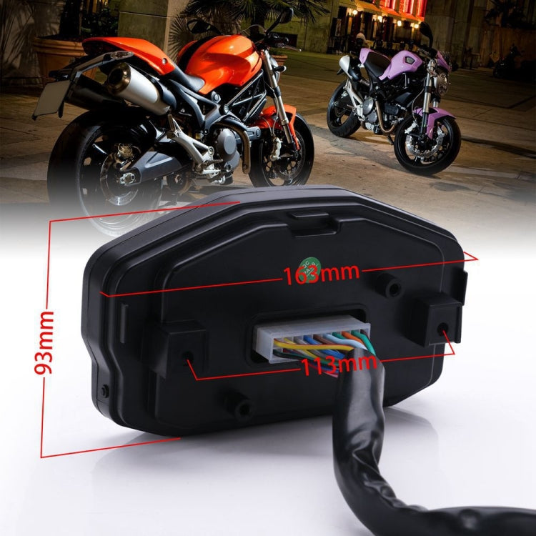 Speedpark Universal Motorcycle Modified LCD Speedometer Digital Backlight Odometer - free shipping - PMC TechLife - Order now!