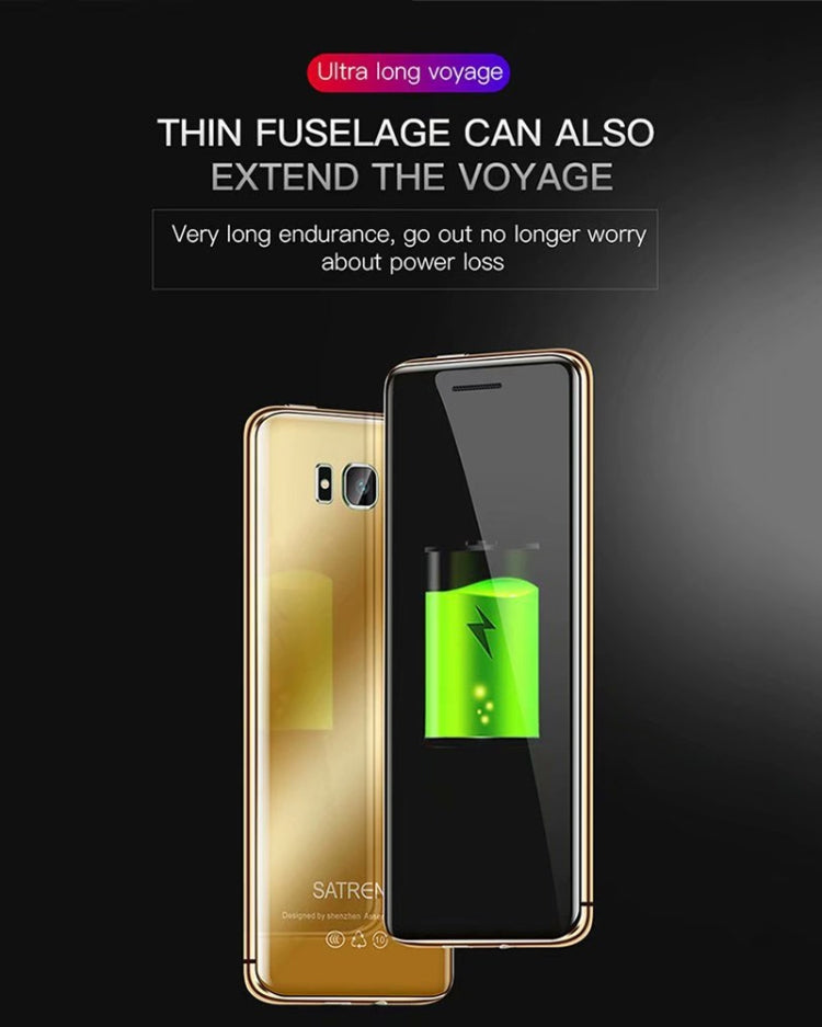 SATREND S10 Card Mobile Phone, 2.4 inch Touch Screen, MTK6261D, Support Bluetooth, FM, GSM, Dual SIM(Black) - free shipping - PMC TechLife - Order now!