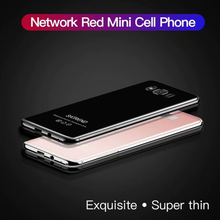 SATREND S10 Card Mobile Phone, 2.4 inch Touch Screen, MTK6261D, Support Bluetooth, FM, GSM, Dual SIM(Pink) - free shipping - PMC TechLife - Order now!