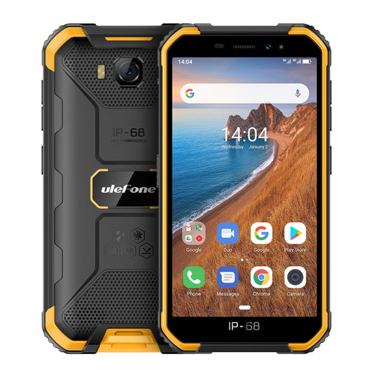 [HK Warehouse] Ulefone Armor X6 Rugged Phone, 2GB+16GB, IP68/IP69K Waterproof Dustproof Shockproof, Face Identification, 4000mAh Battery, 5.0 inch Android 9.0 MTK6580A/W Quad Core up to 1.3GHz, Network: 3G(Orange) - Ulefone by Ulefone | Online Shopping South Africa | PMC Jewellery