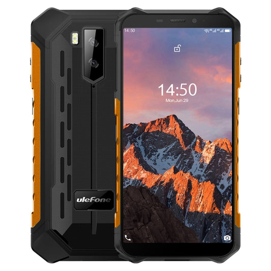 [HK Warehouse] Ulefone Armor X5 Pro Rugged Phone, 4GB+64GB, IP68/IP69K Waterproof Dustproof Shockproof, Dual Back Cameras, Face Identification, 5000mAh Battery, 5.5 inch Android 11 MTK6762V/WD Octa Core 64-bit up to 1.8GHz, OTG, NFC, Network: 4G(Orange) - Ulefone by Ulefone | Online Shopping South Africa | PMC Jewellery