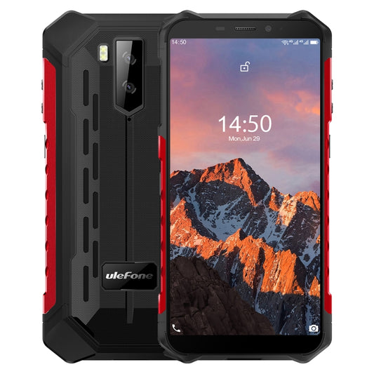 [HK Warehouse] Ulefone Armor X5 Pro Rugged Phone, 4GB+64GB, IP68/IP69K Waterproof Dustproof Shockproof, Dual Back Cameras, Face Identification, 5000mAh Battery, 5.5 inch Android 11 MTK6762V/WD Octa Core 64-bit up to 1.8GHz, OTG, NFC, Network: 4G(Red) - Ulefone by Ulefone | Online Shopping South Africa | PMC Jewellery