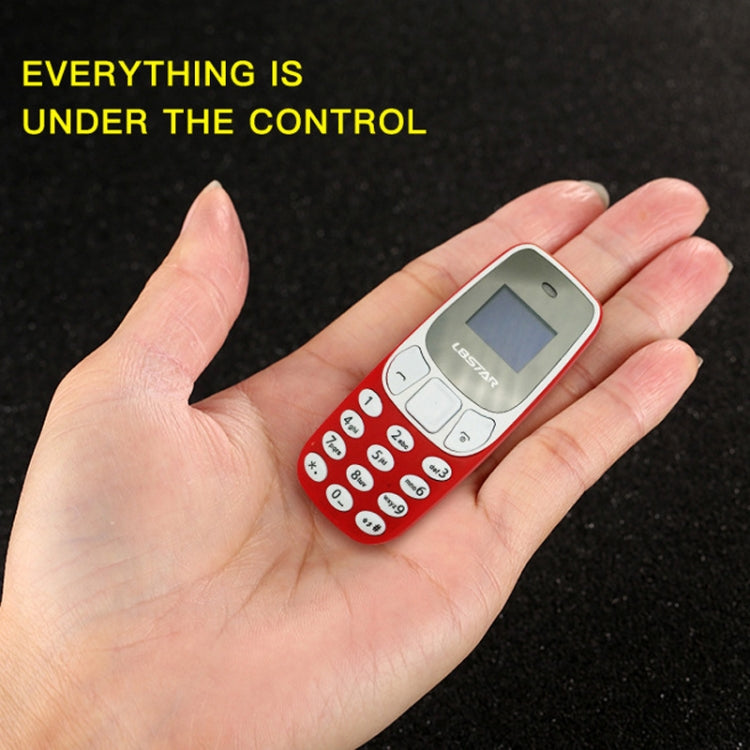 GTStar BM10 Mini Mobile Phone, Hands Free Bluetooth Dialer Headphone, MP3 Music, Dual SIM, Network: 2G(Red) - Others by PMC TechLife | Online Shopping South Africa | PMC TechLife
