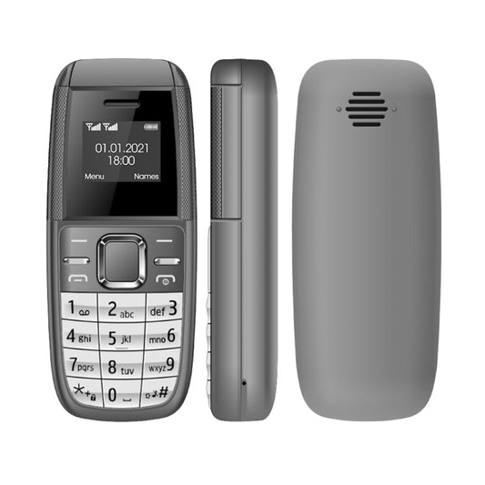 Mini BM200 Mobile Phone, 0.66 inch, MT6261D, 21 Keys, Bluetooth, MP3 Music, Dual SIM, Network: 2G (Grey) - Others by PMC Jewellery | Online Shopping South Africa | PMC Jewellery