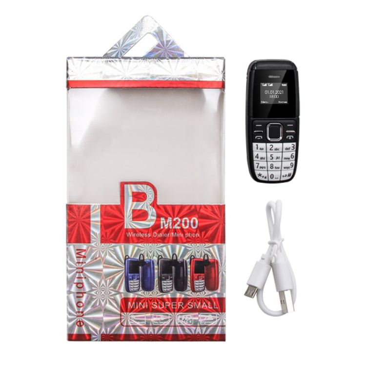 Mini BM200 Mobile Phone, 0.66 inch, MT6261D, 21 Keys, Bluetooth, MP3 Music, Dual SIM, Network: 2G (Red) - Others by PMC TechLife | Online Shopping South Africa | PMC TechLife