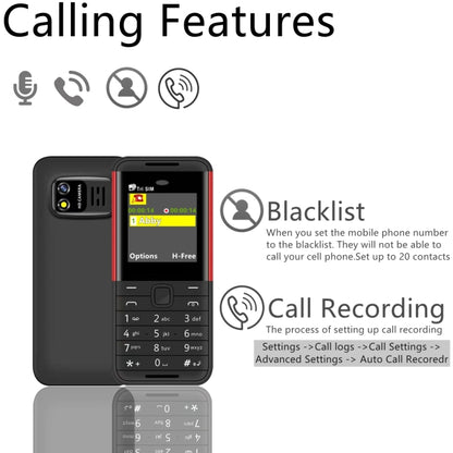 SERVO BM5310 Mini Mobile Phone, Russian Key, 1.33 inch, MTK6261D, 21 Keys, Support Bluetooth, FM, Magic Sound, Auto Call Record, GSM, Triple SIM (White) - SERVO by SERVO | Online Shopping South Africa | PMC Jewellery