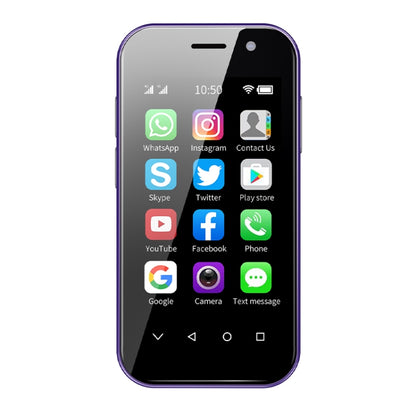 SOYES 14 Pro, 2GB+16GB, Face Recognition, 3.0 inch Android 9.0 MTK6739CW Quad Core up to 1.28GHz, OTG, Network: 4G, Dual SIM, Support Google Play (Purple) - SOYES by SOYES | Online Shopping South Africa | PMC Jewellery