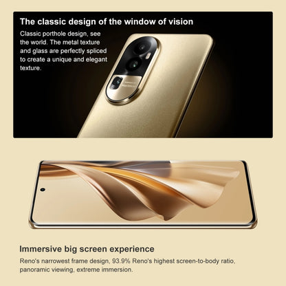 OPPO Reno10 Pro 5G, 16GB+256GB, 50MP Camera, Triple Back Cameras, Screen Fingerprint Identification, 6.74 inch ColorOS 13.1 / Android 13  Dimensity 8200 Octa Core up to 3.1GHz, Network: 5G, NFC, OTG(Gold) - OPPO by OPPO | Online Shopping South Africa | PMC Jewellery