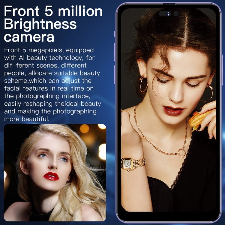 i14 Pro Max / H208, 2GB+16GB, 6.5 inch, Face Identification, Android 8.1 MTK6580P Quad Core, Network: 3G (Gold) - free shipping - PMC TechLife - Order now!