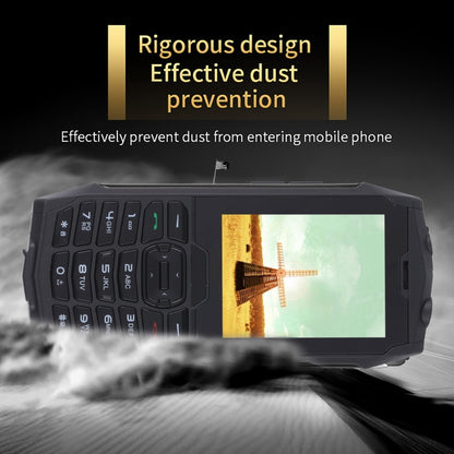 Rugtel R3C Rugged Phone, IP68 Waterproof Dustproof Shockproof, 2.8 inch, MTK6261D, 2000mAh Battery, SOS, FM, Dual SIM(Black) - Others by Rugtel | Online Shopping South Africa | PMC Jewellery