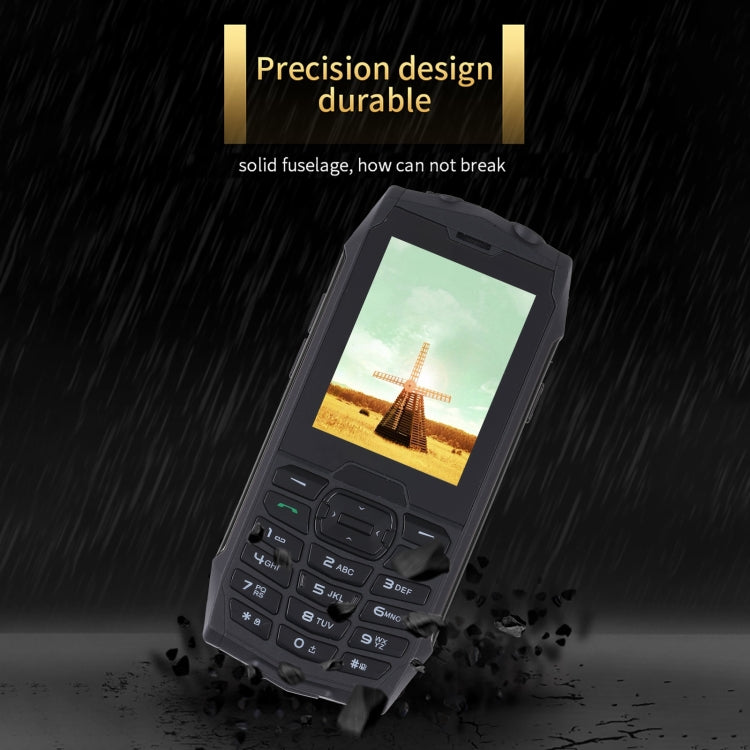 Rugtel R3C Rugged Phone, IP68 Waterproof Dustproof Shockproof, 2.8 inch, MTK6261D, 2000mAh Battery, SOS, FM, Dual SIM(Black) - Others by Rugtel | Online Shopping South Africa | PMC Jewellery | Buy Now Pay Later Mobicred