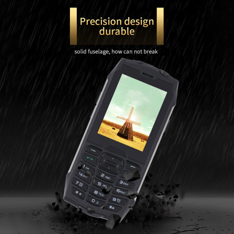 Rugtel R3C Rugged Phone, IP68 Waterproof Dustproof Shockproof, 2.8 inch, MTK6261D, 2000mAh Battery, SOS, FM, Dual SIM(Silver) - Others by Rugtel | Online Shopping South Africa | PMC Jewellery | Buy Now Pay Later Mobicred