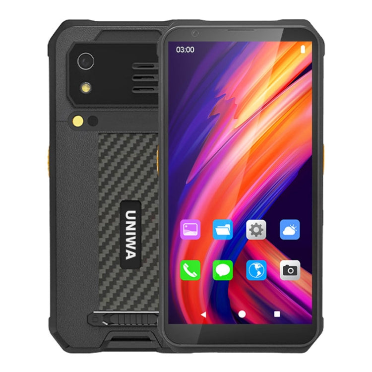 UNIWA M512 Standard Rugged Phone, 4GB+64GB, IP65 Waterproof Dustproof Shockproof, 4100mAh Battery, 5.7 inch Android 12 MTK6762 Octa Core up to 2.0GHz, Network: 4G, NFC (Black) - UNIWA by UNIWA | Online Shopping South Africa | PMC Jewellery