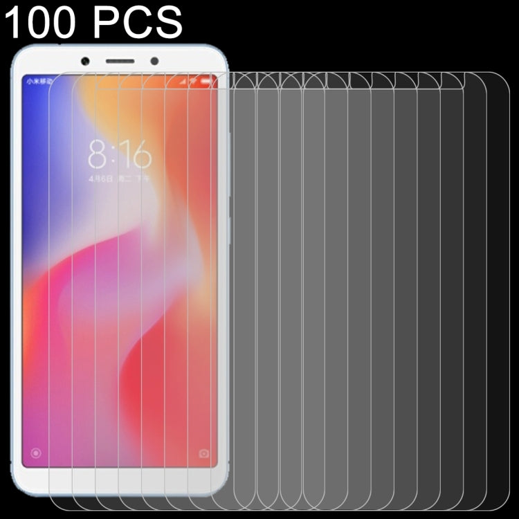 100PCS 9H 2.5D Tempered Glass Film for Xiaomi Redmi 6A -  by PMC Jewellery | Online Shopping South Africa | PMC Jewellery