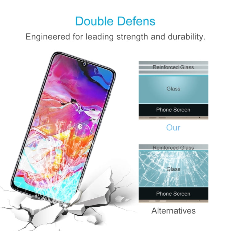 10 PCS 0.26mm 9H 2.5D Tempered Glass Film for Galaxy A70 - free shipping - PMC TechLife - Order now!