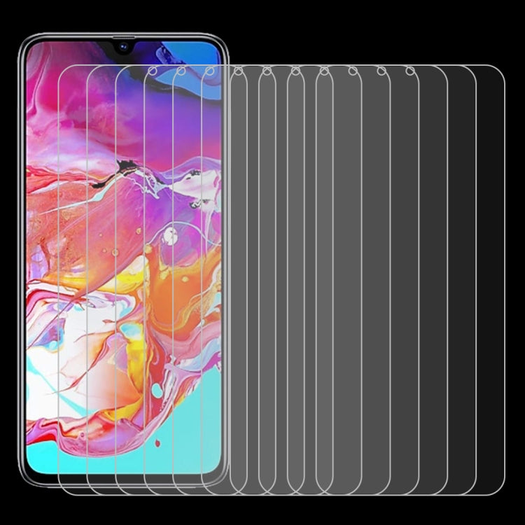 10 PCS 0.26mm 9H 2.5D Tempered Glass Film for Galaxy A70 - free shipping - PMC TechLife - Order now!