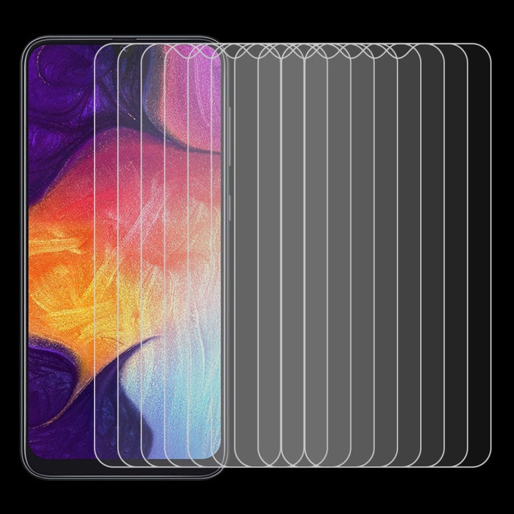 10 PCS 0.26mm 9H 2.5D Tempered Glass Film for Galaxy A50 - free shipping - PMC TechLife - Order now!