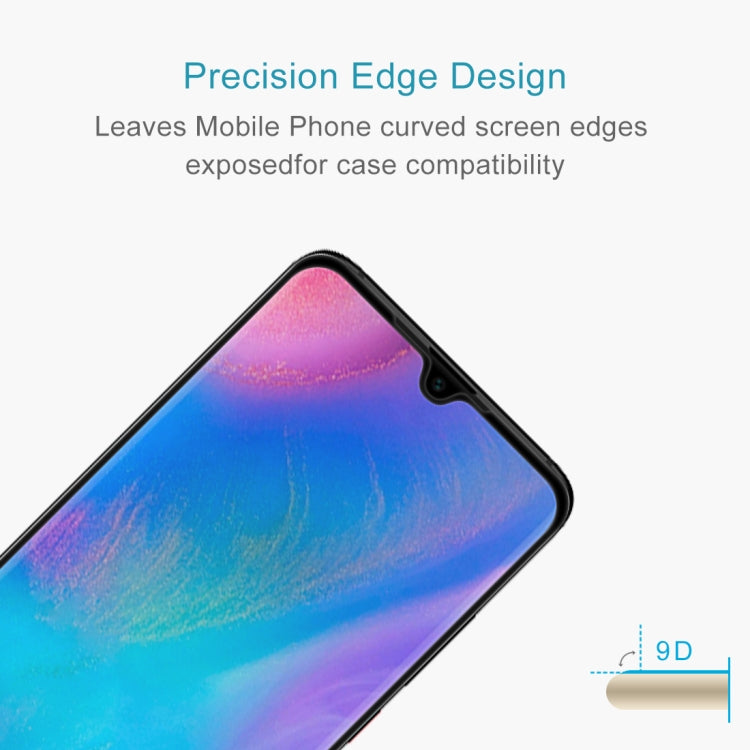 9H 9D Full Screen Tempered Glass Screen Protector for Huawei P30(Black) - Huawei Tempered Glass by PMC TechLife | Online Shopping South Africa | PMC TechLife | Buy Now Pay Later Mobicred