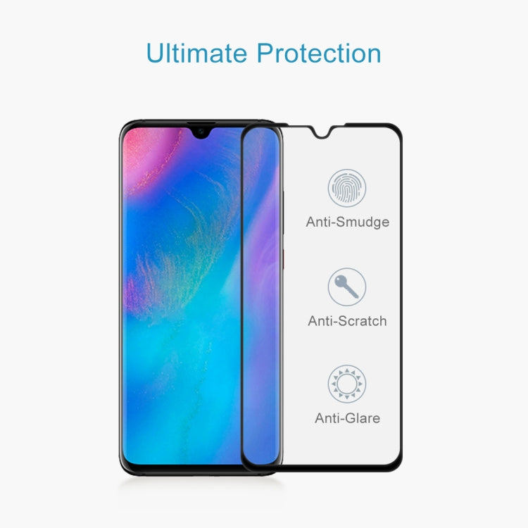 9H 9D Full Screen Tempered Glass Screen Protector for Huawei P30(Black) - Huawei Tempered Glass by PMC TechLife | Online Shopping South Africa | PMC TechLife | Buy Now Pay Later Mobicred